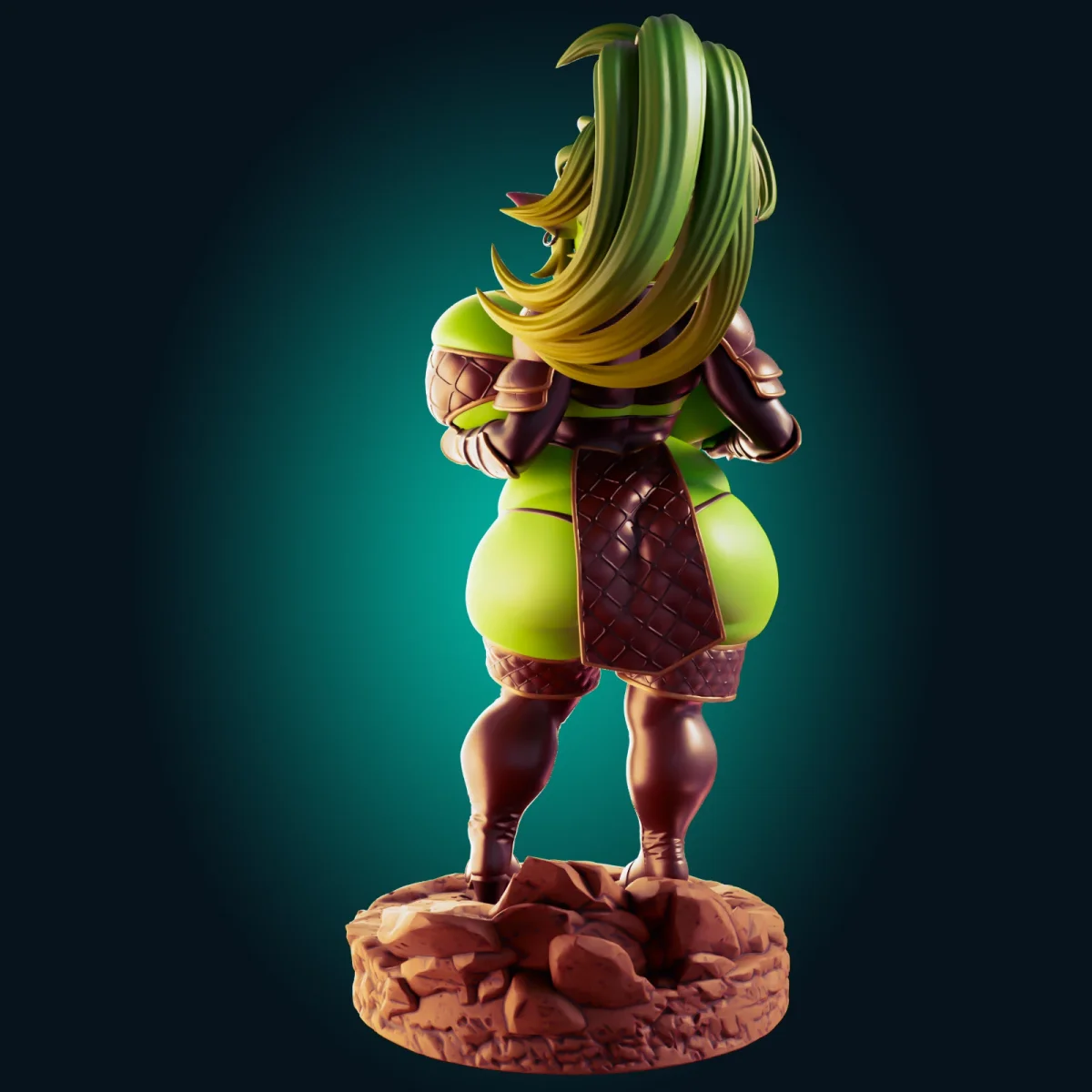 Goblin Girl Short & Stacked | Fan Art | 3D Printed Resin Model Garage Kit | *Un-Painted* | Officer Rhu 2