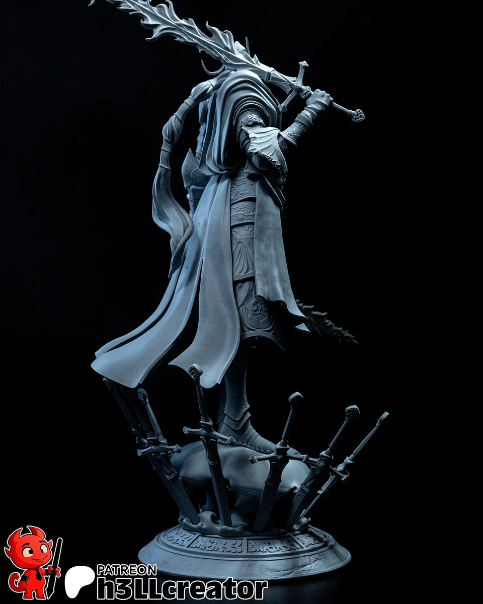 Rellana | Fan Art | 3D Printed Resin Model Garage Kit | *Un-Painted* | H3LL Creator 10
