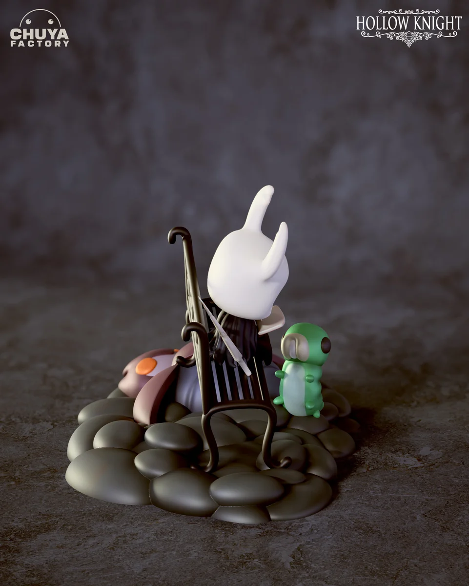 Chibi Hollow Knight | Fan Art | 3D Printed Resin Model Garage Kit | *Un-Painted* | Chuya Factory 4