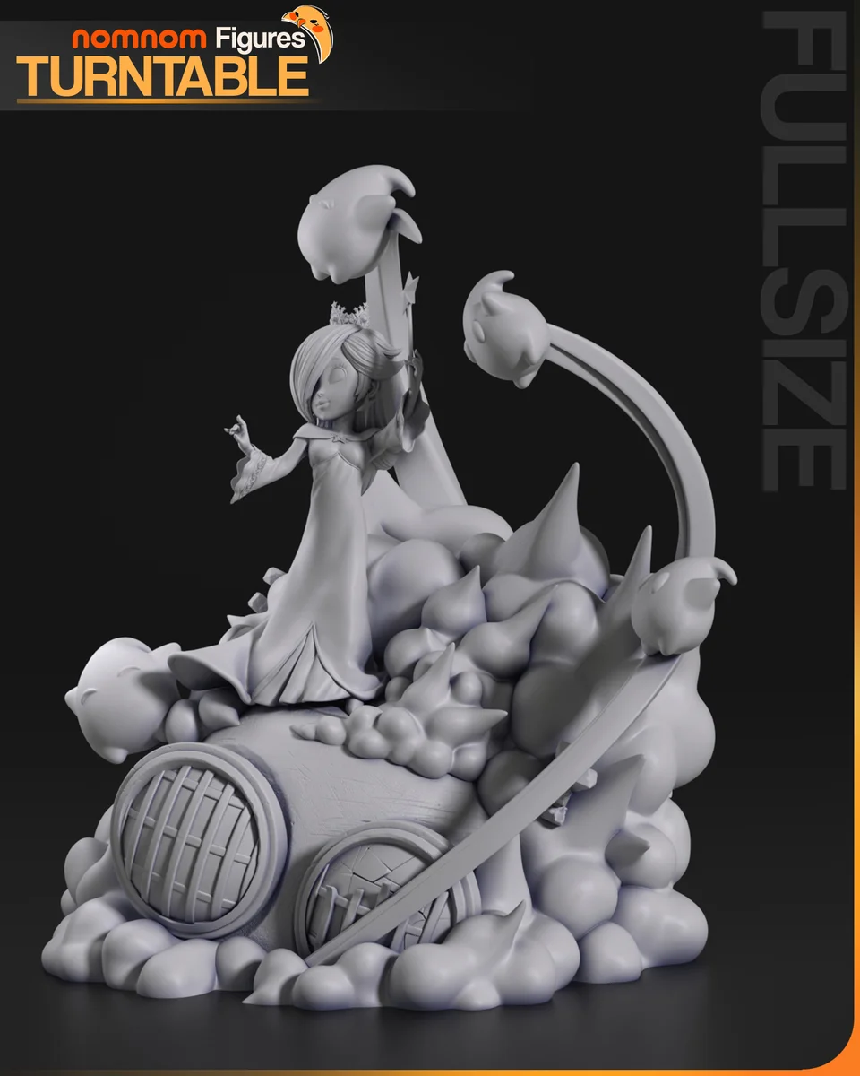 Rosalina | Fan Art | 3D Printed Resin Model Garage Kit | *Un-Painted* | Nomnom 12