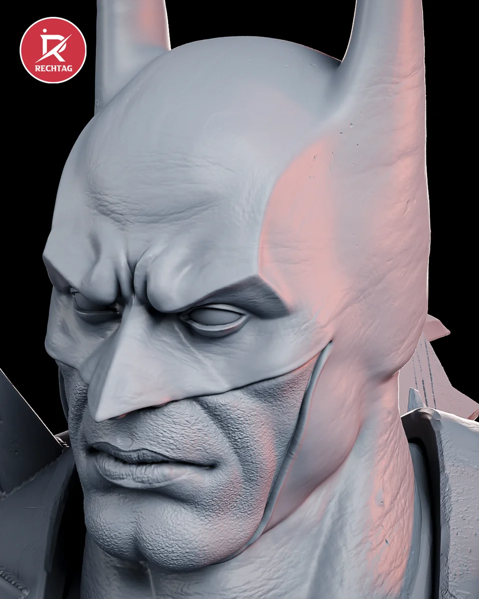 Absolute Batman | Fan Art | 3D Printed Resin Model Garage Kit | *Un-Painted* | Rechtag 9