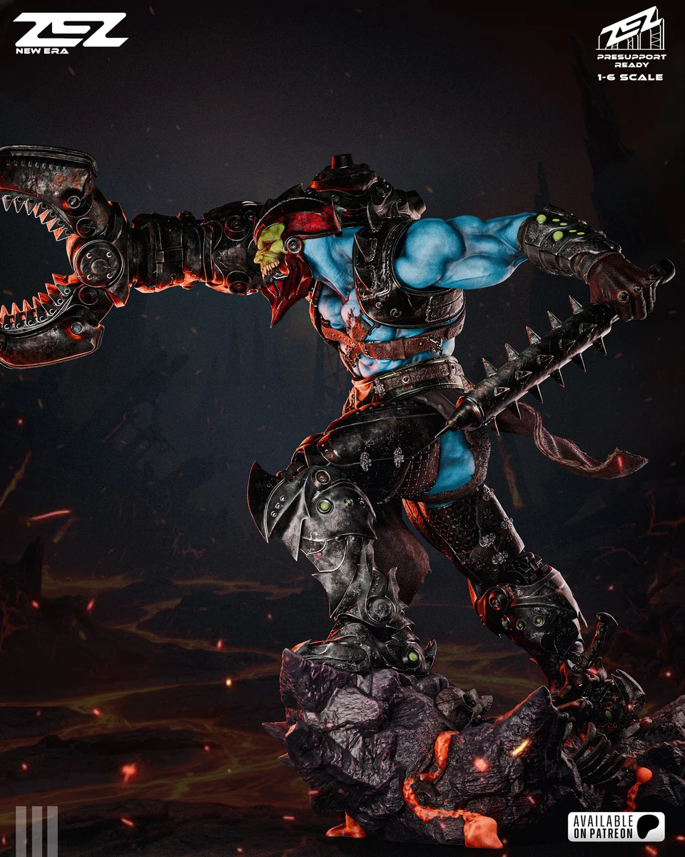 Trap Jaw | Fan Art | 3D Printed Resin Model Garage Kit | *Un-Painted* | ZEZ Studio 3