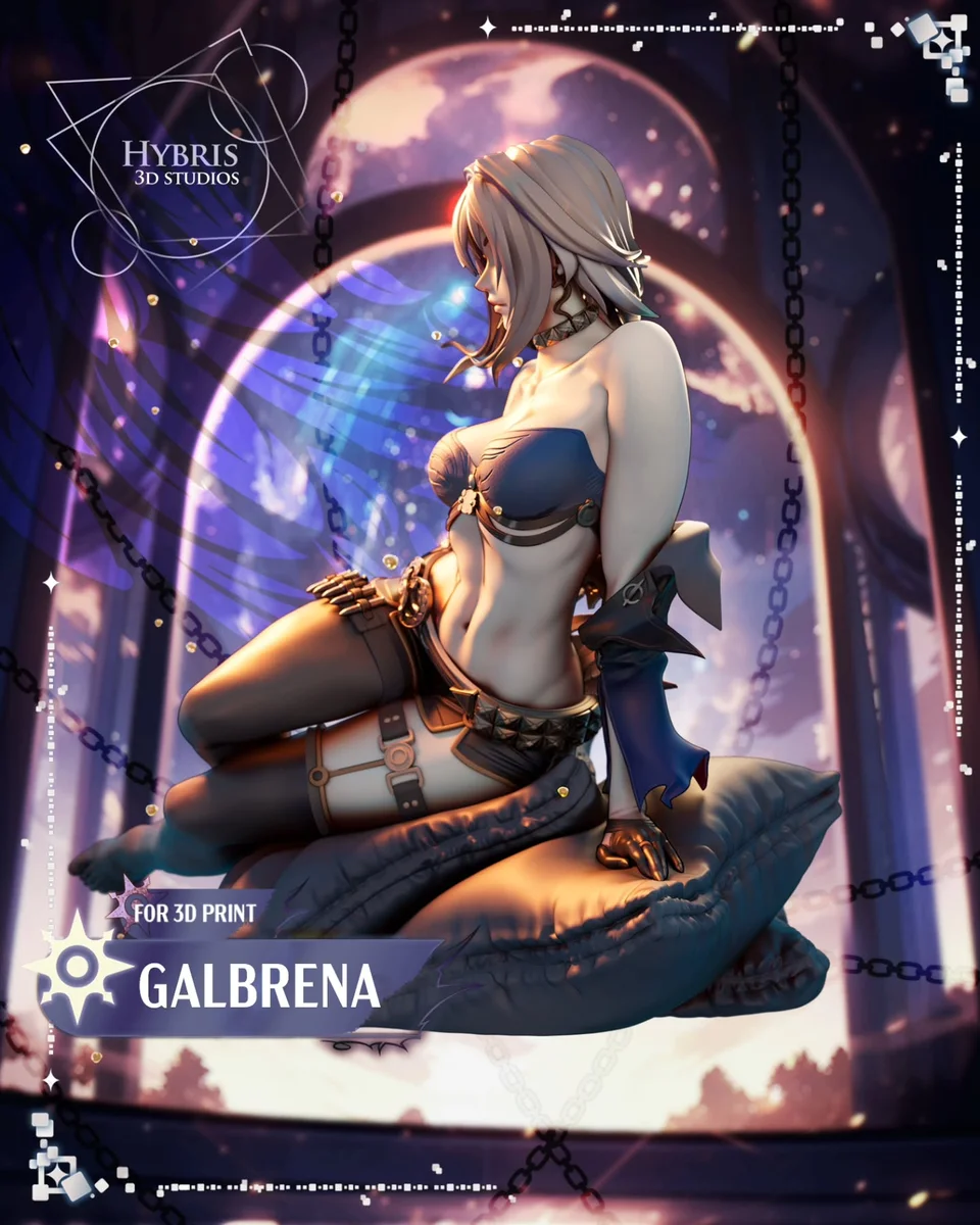 Galbrena | Fan Art | 3D Printed Resin Model Garage Kit | *Un-Painted* | Hybris Studios 4