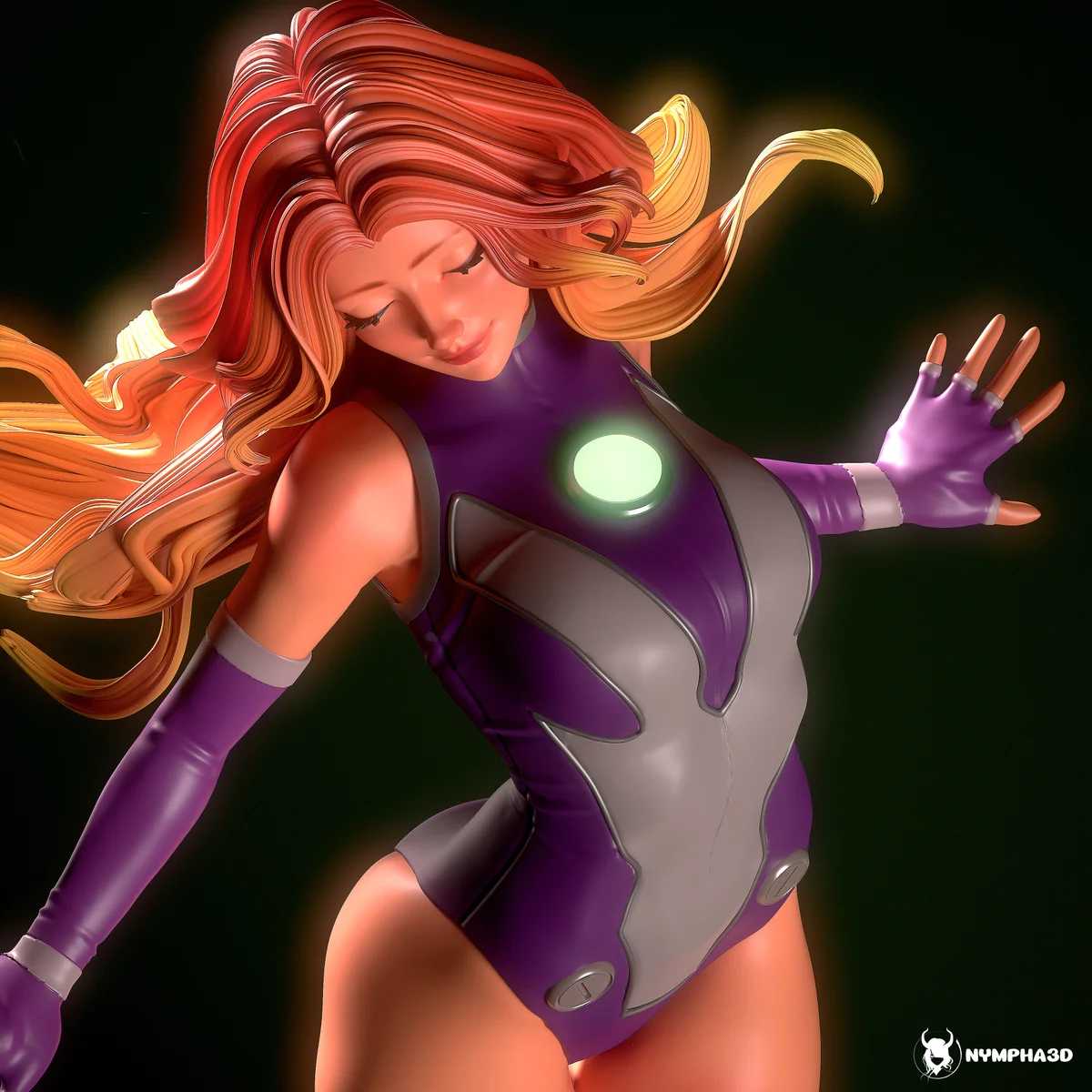 Starfire | Fan Art | 3D Printed Resin Model Garage Kit | *Un-Painted* | Nympha3D 8