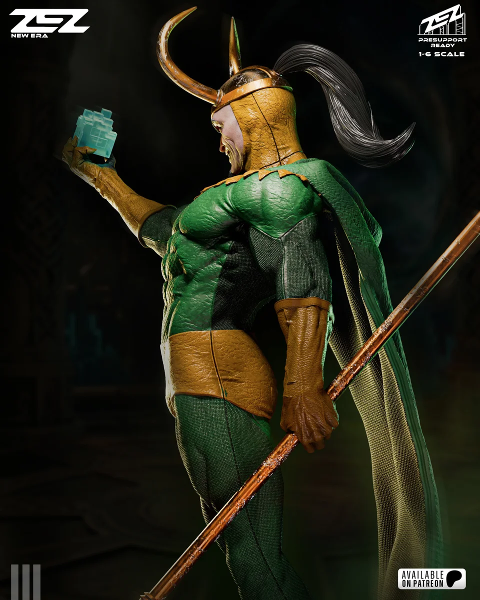 Loki Museum | Fan Art | 3D Printed Resin Model Garage Kit | *Un-Painted* | ZEZ Studio 7