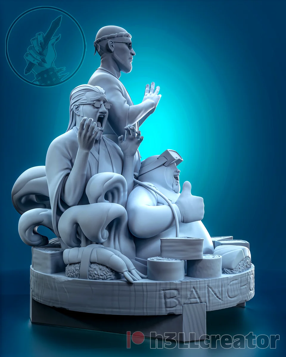 Dave the Diver | Fan Art | 3D Printed Resin Model Garage Kit | *Un-Painted* | H3LL Creator 9