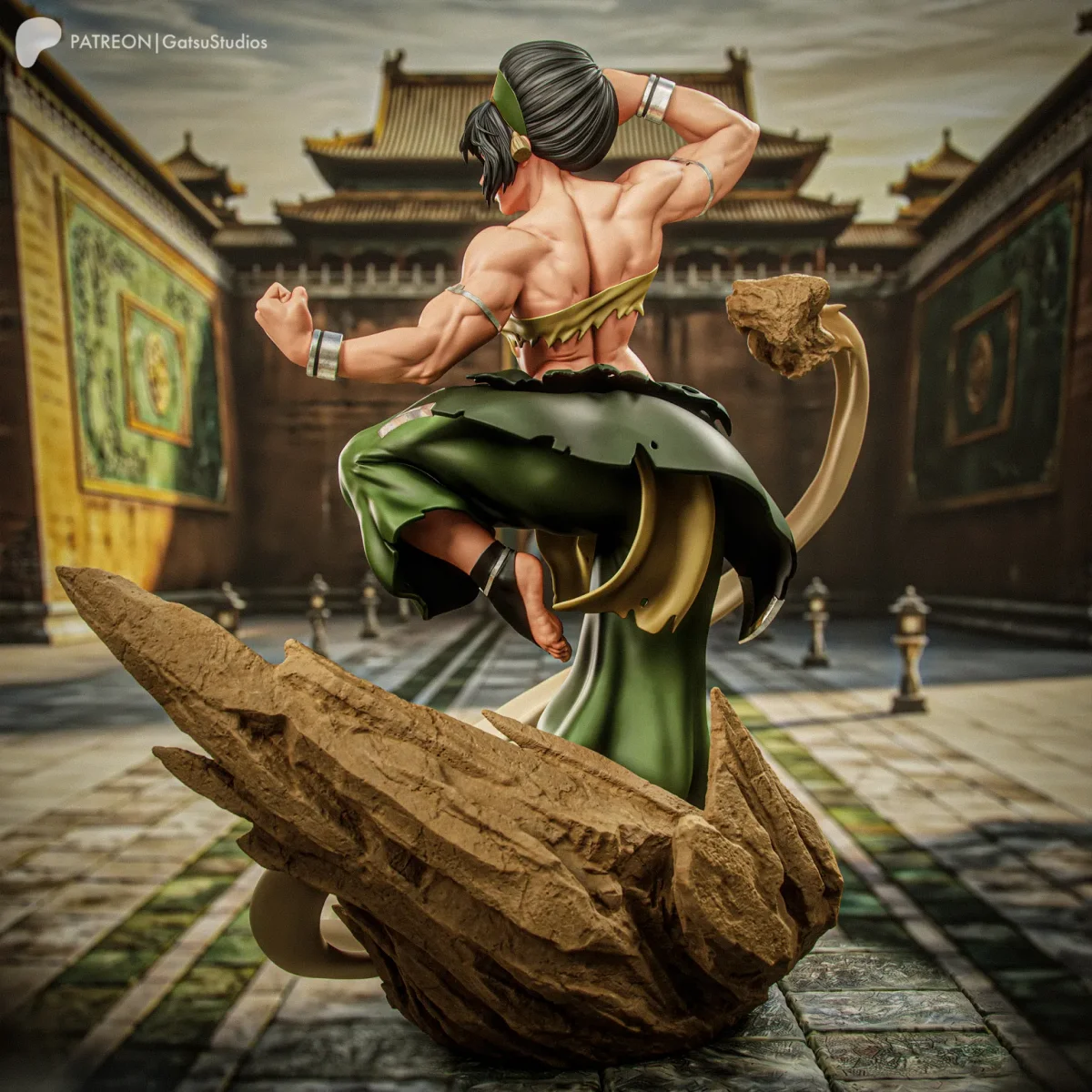 Toph Beifong | Fan Art | 3D Printed Resin Model Garage Kit | *Un-Painted* | Gatsu Studios 6