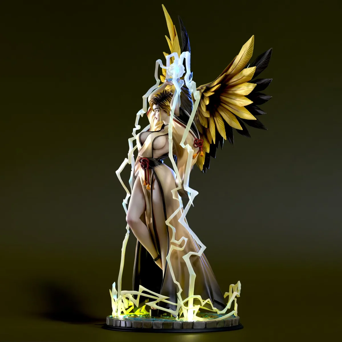 Zaphea - Waifumon | Fan Art | 3D Printed Resin Model Garage Kit | *Un-Painted* | SiryllArt 4