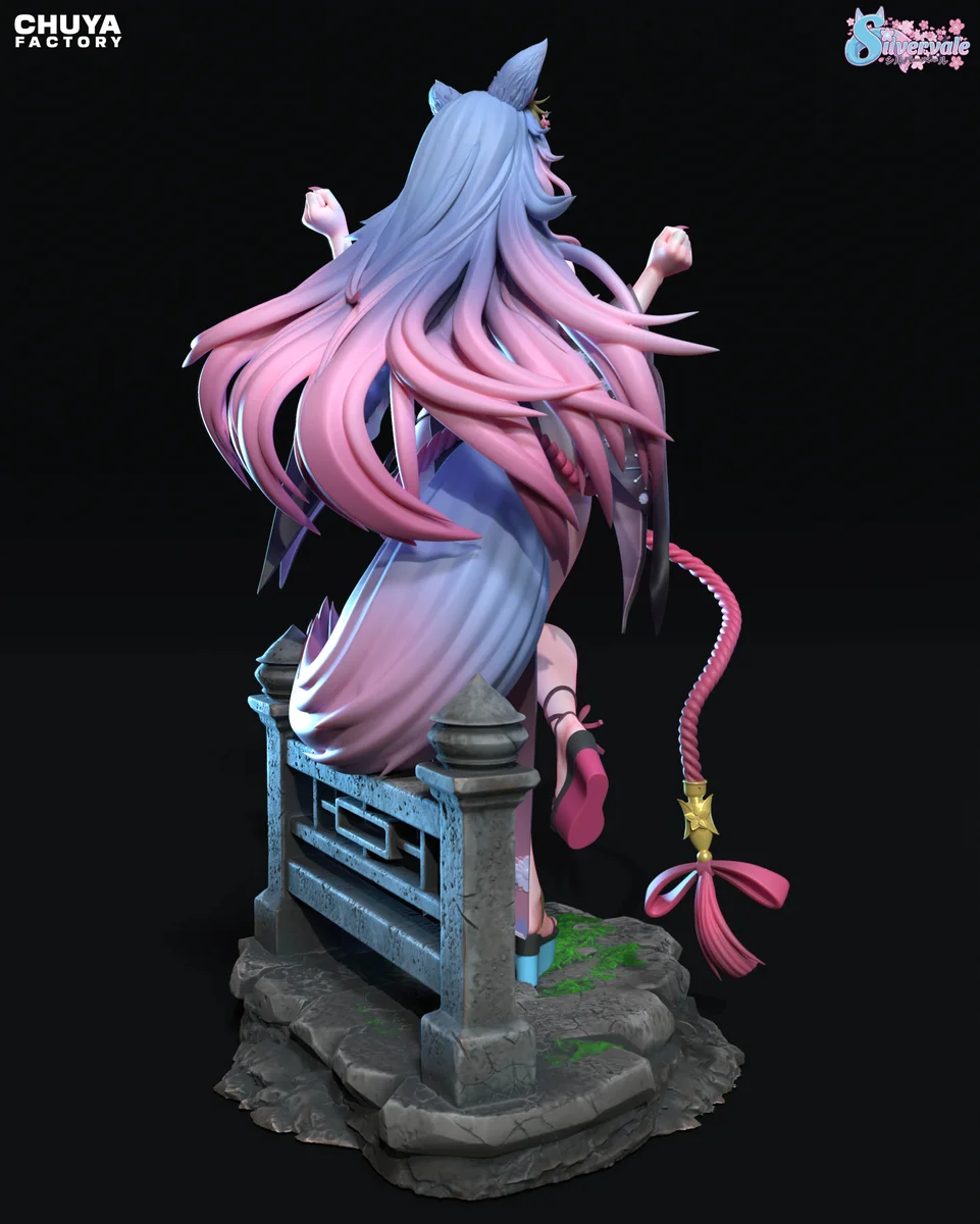 Silvervale | Fan Art | 3D Printed Resin Model Garage Kit | *Un-Painted* | Chuya Factory 9