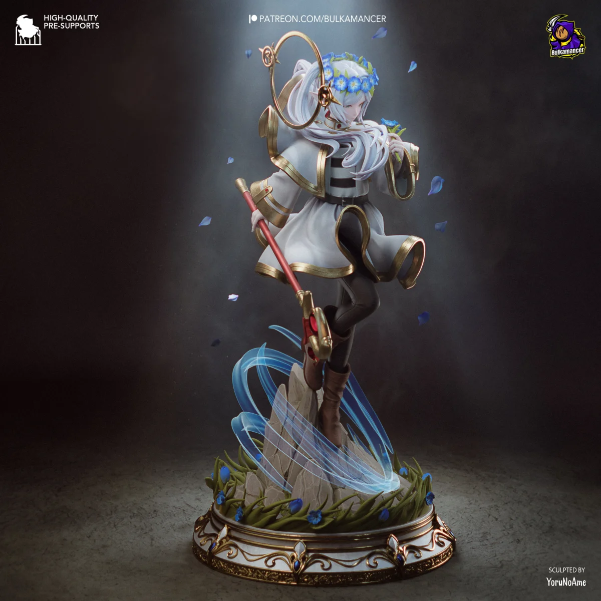 Frieren v2 | Fan Art | 3D Printed Resin Model Garage Kit | *Un-Painted* | Bulkamancer 5