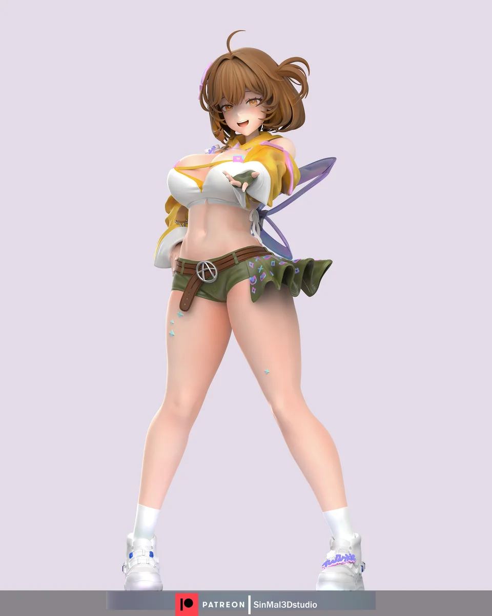 Anis Star | Fan Art | 3D Printed Resin Model Garage Kit | *Un-Painted* | Sin3Dstudio 4