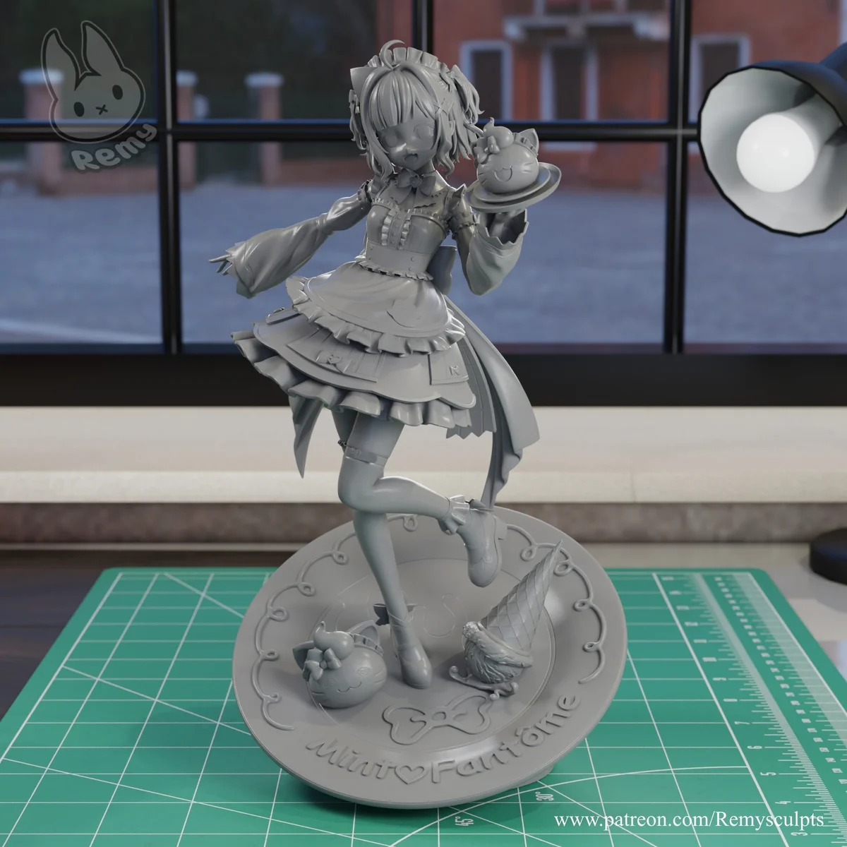 Mint Fantome | Fan Art | 3D Printed Resin Model Garage Kit | *Un-Painted* | Remy Sculpts 6