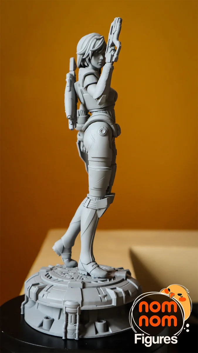 Commander Female Shepard | Fan Art | 3D Printed Resin Model Garage Kit | *Un-Painted* | Nomnom 7