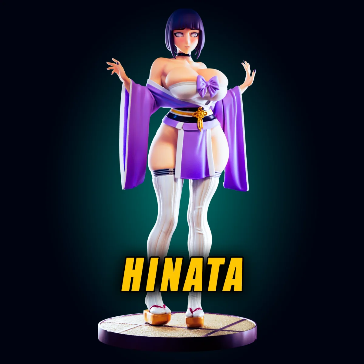 Hinata | Fan Art | 3D Printed Resin Model Garage Kit | *Un-Painted* | Officer Rhu
