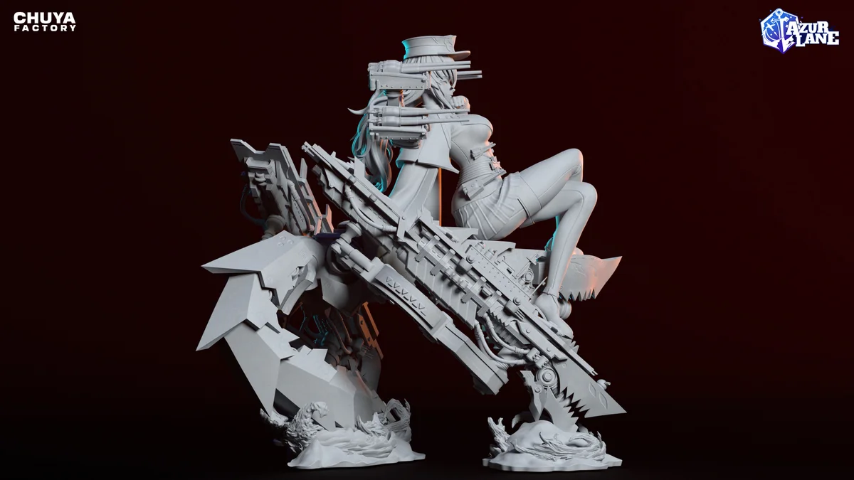Graf Zeppelin | Fan Art | 3D Printed Resin Model Garage Kit | *Un-Painted* | Chuya Factory 10