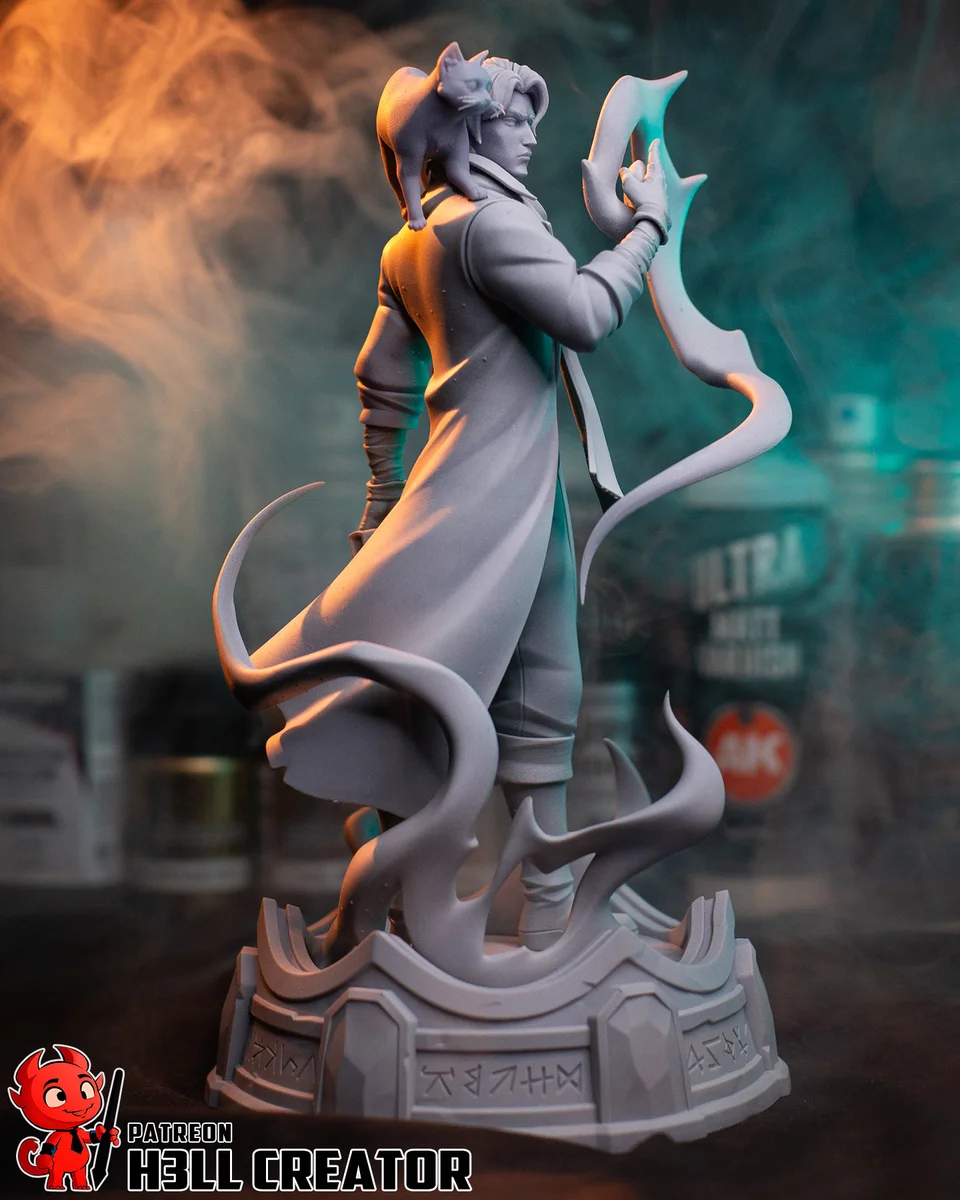 Caleb Widogast | Fan Art | 3D Printed Resin Model Garage Kit | *Un-Painted* | H3LL Creator 11