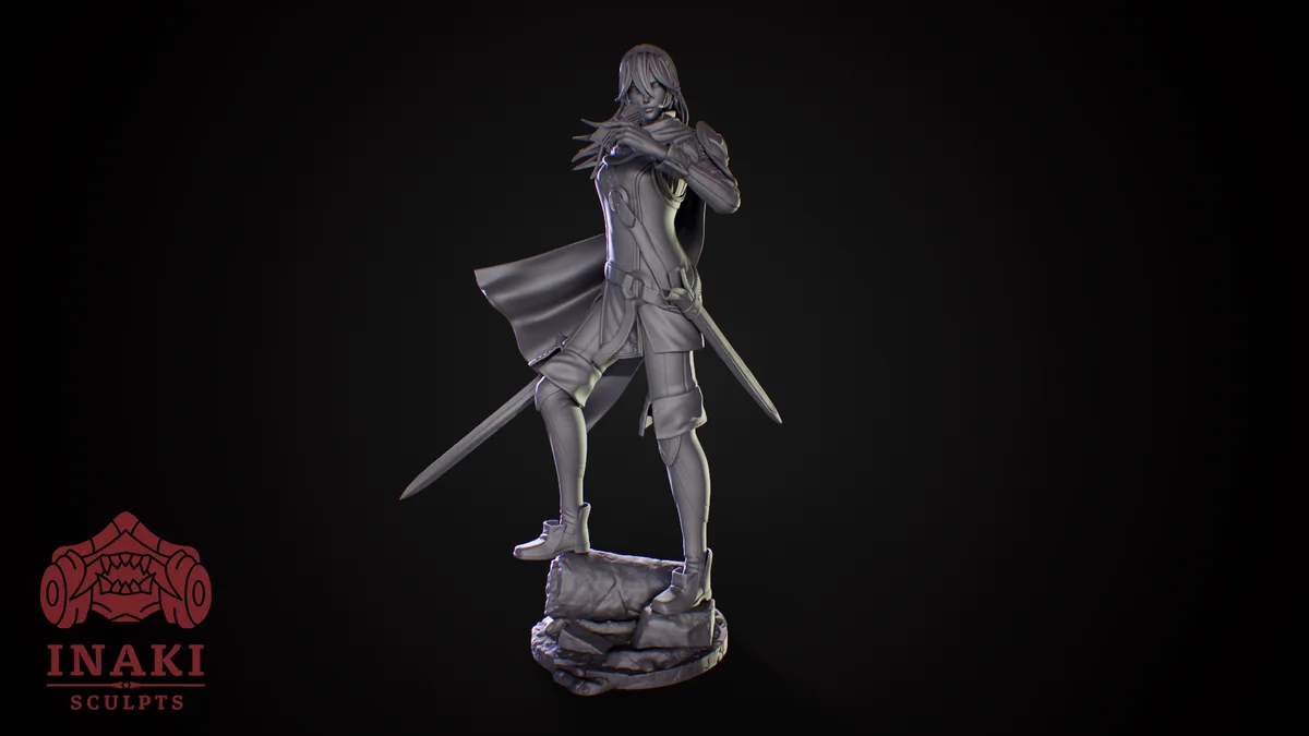 Lucina | Fan Art | 3D Printed Resin Model Garage Kit | *Un-Painted* | Inaki Sculpts 4