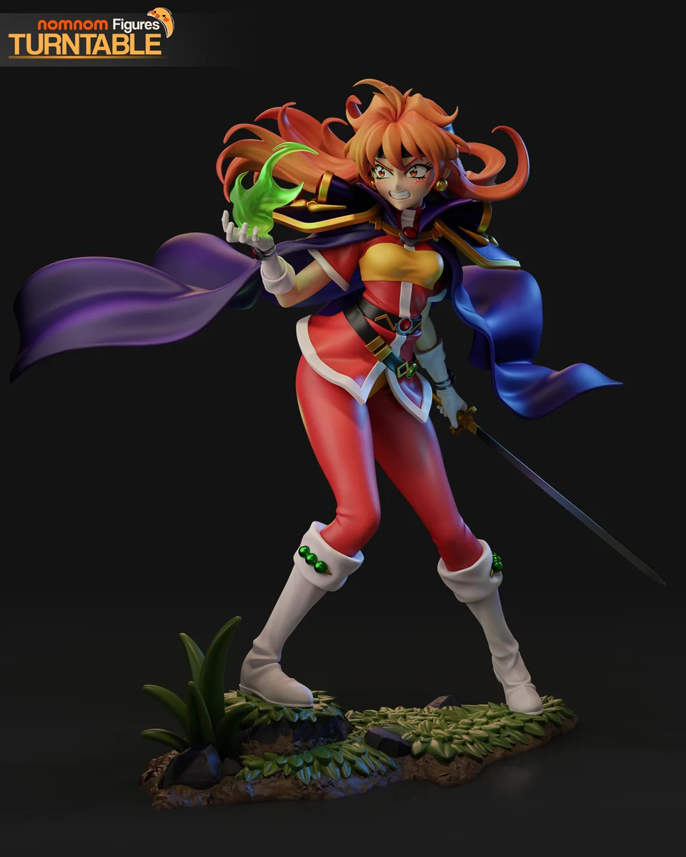 Lina Inverse | Fan Art | 3D Printed Resin Model Garage Kit | *Un-Painted* | Nomnom 5