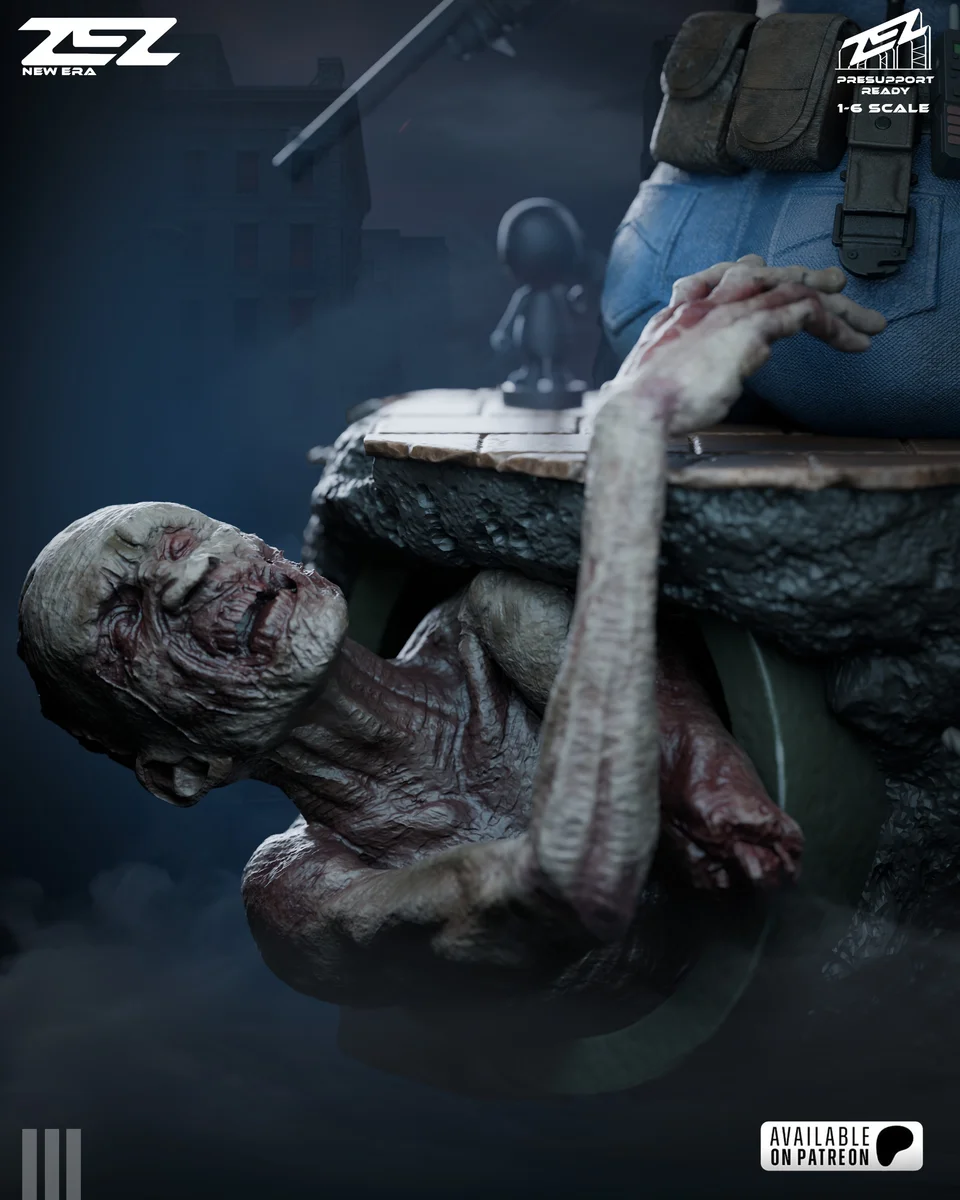 Jill Valentine | Fan Art | 3D Printed Resin Model Garage Kit | *Un-Painted* | ZEZ Studio 6