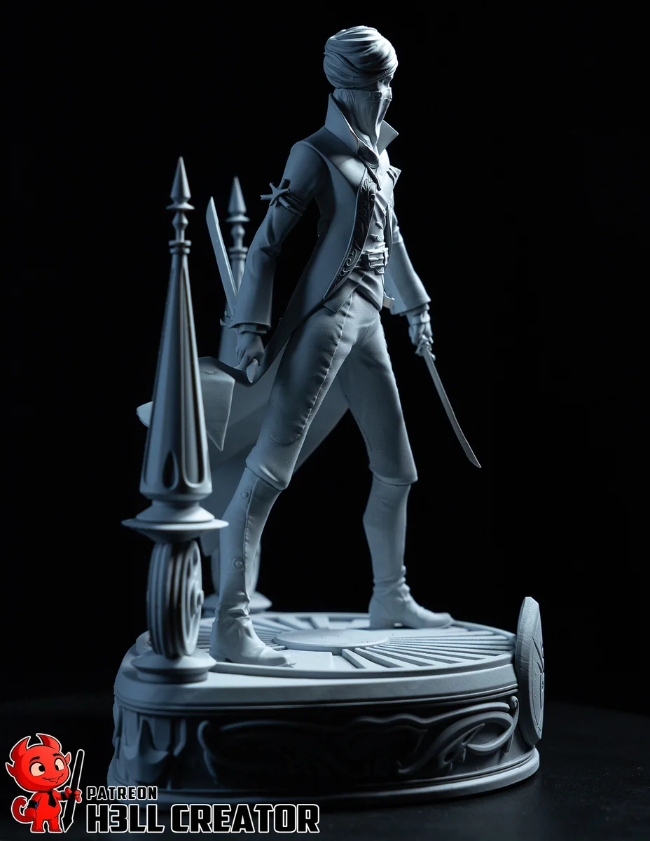 Emily | Fan Art | 3D Printed Resin Model Garage Kit | *Un-Painted* | H3LL Creator 8