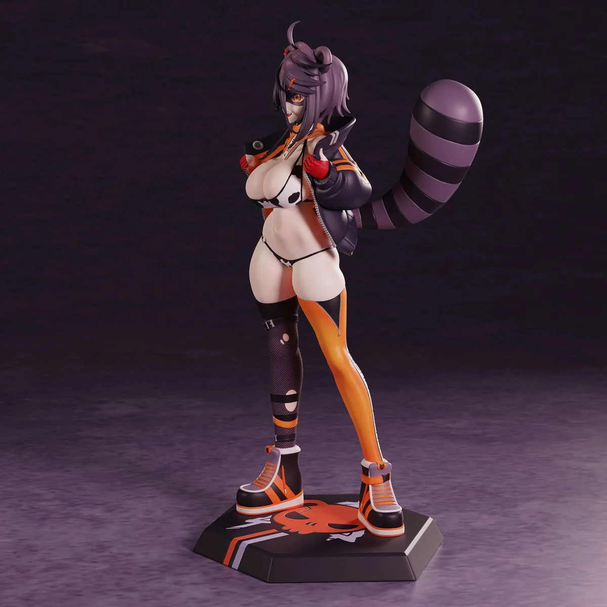 Snuffy Vtuber | Fan Art | 3D Printed Resin Model Garage Kit | *Un-Painted* | Polybits 3
