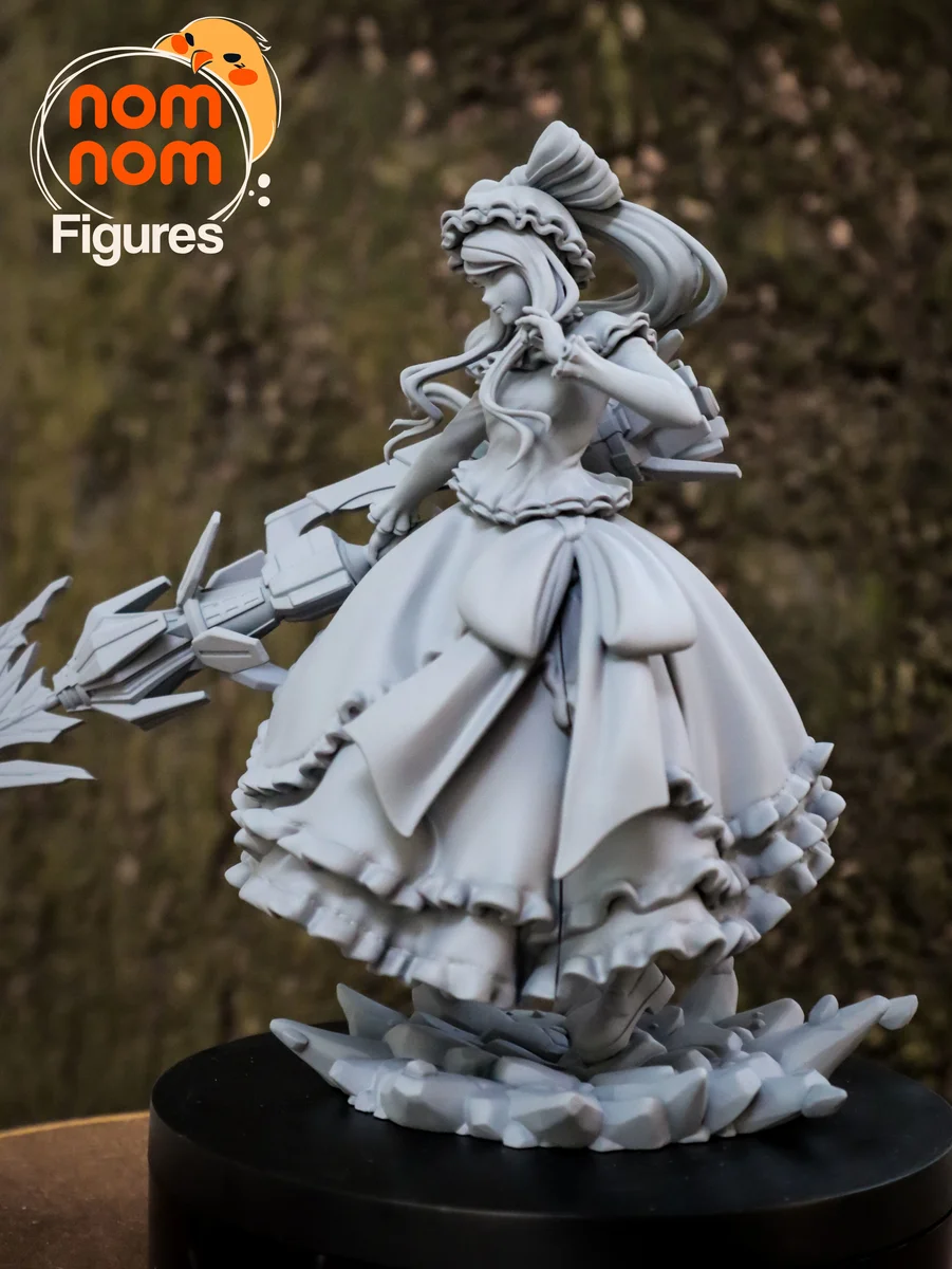 Shalltear Bloodfallen | Fan Art | 3D Printed Resin Model Garage Kit | *Un-Painted* | Nomnom 5