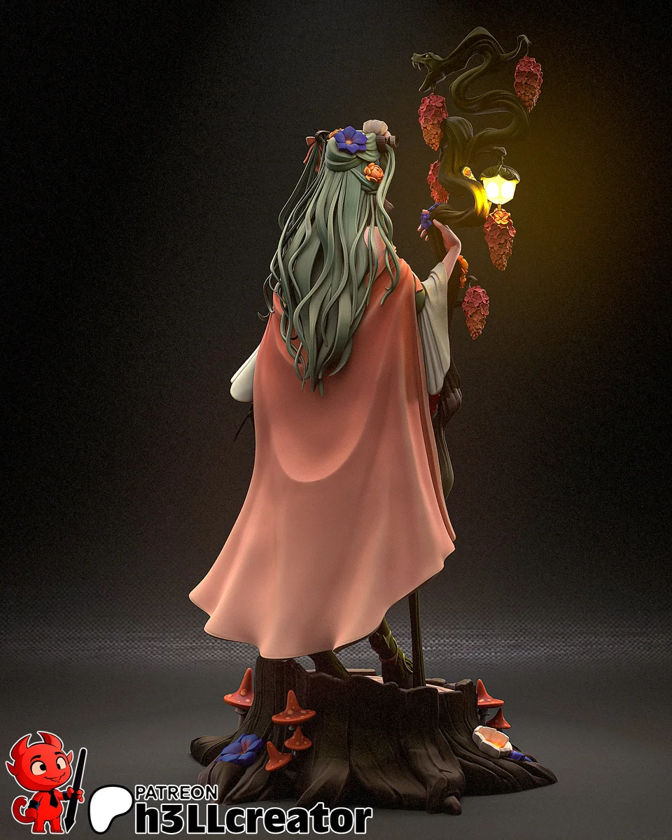Fearne | Fan Art | 3D Printed Resin Model Garage Kit | *Un-Painted* | H3LL Creator 4