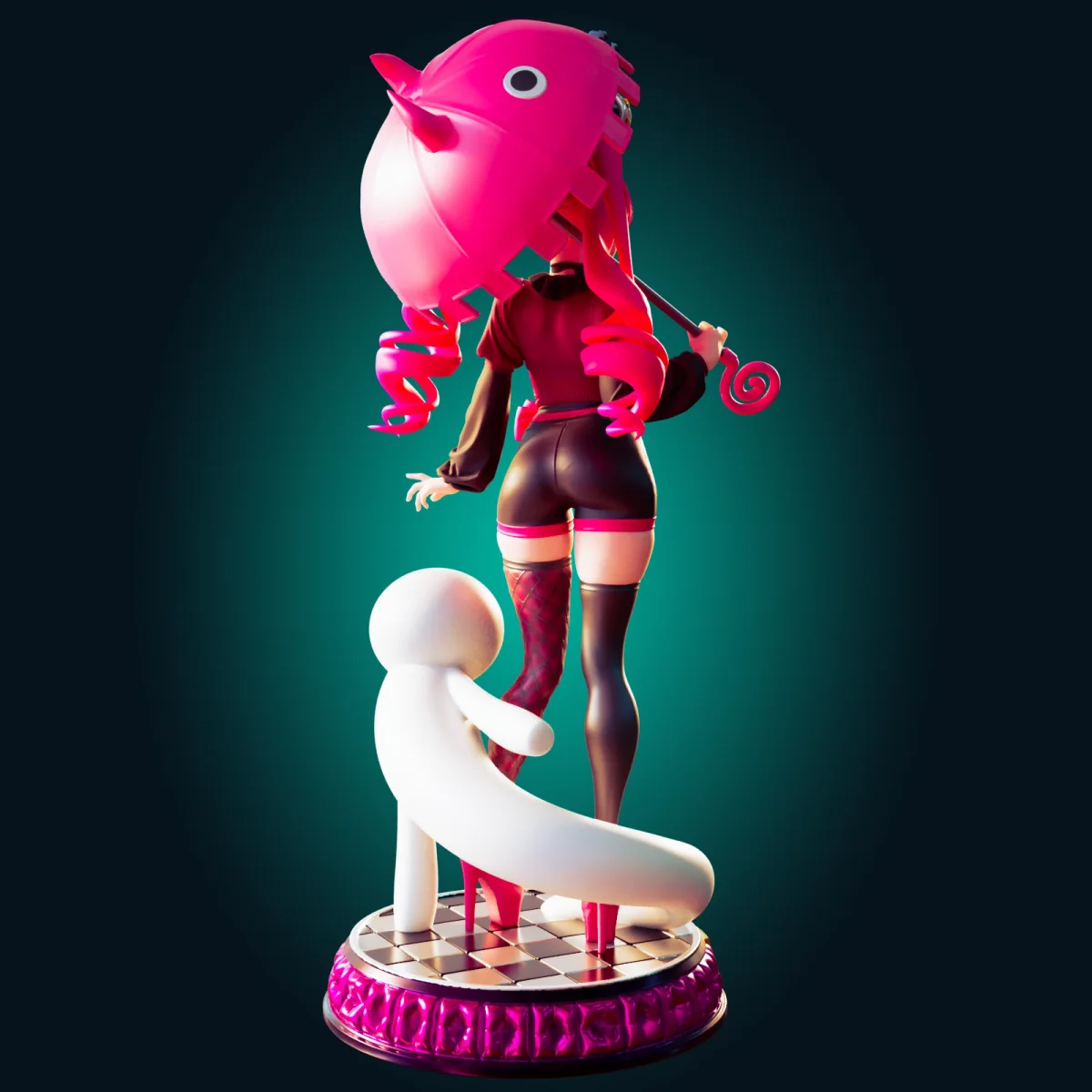 Ghost Girl | Fan Art | 3D Printed Resin Model Garage Kit | *Un-Painted* | Officer Rhu 2
