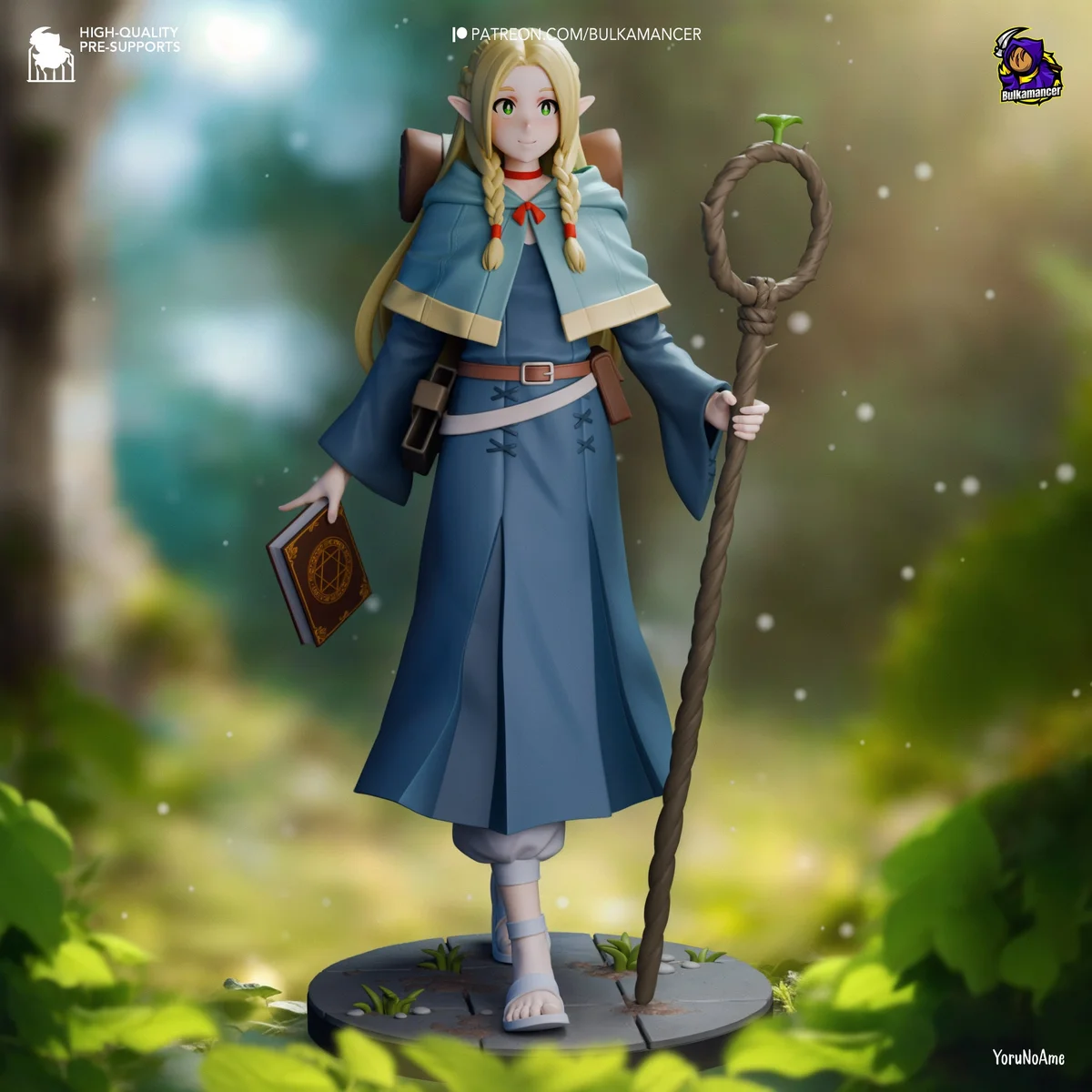 Dungeon Mage | Fan Art | 3D Printed Resin Model Garage Kit | *Un-Painted* | Bulkamancer 2