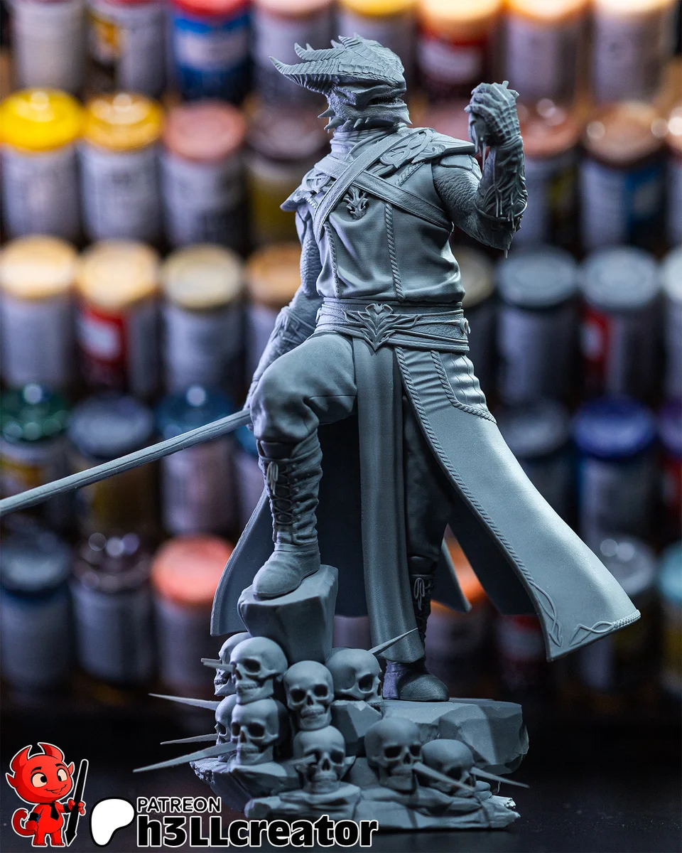 Dark Urge | Fan Art | 3D Printed Resin Model Garage Kit | *Un-Painted* | H3LL Creator 5