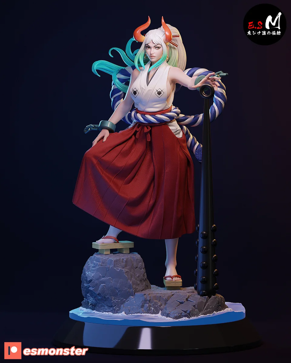 Yamato | Fan Art | 3D Printed Resin Model Garage Kit | *Un-Painted* | ES Monster 5