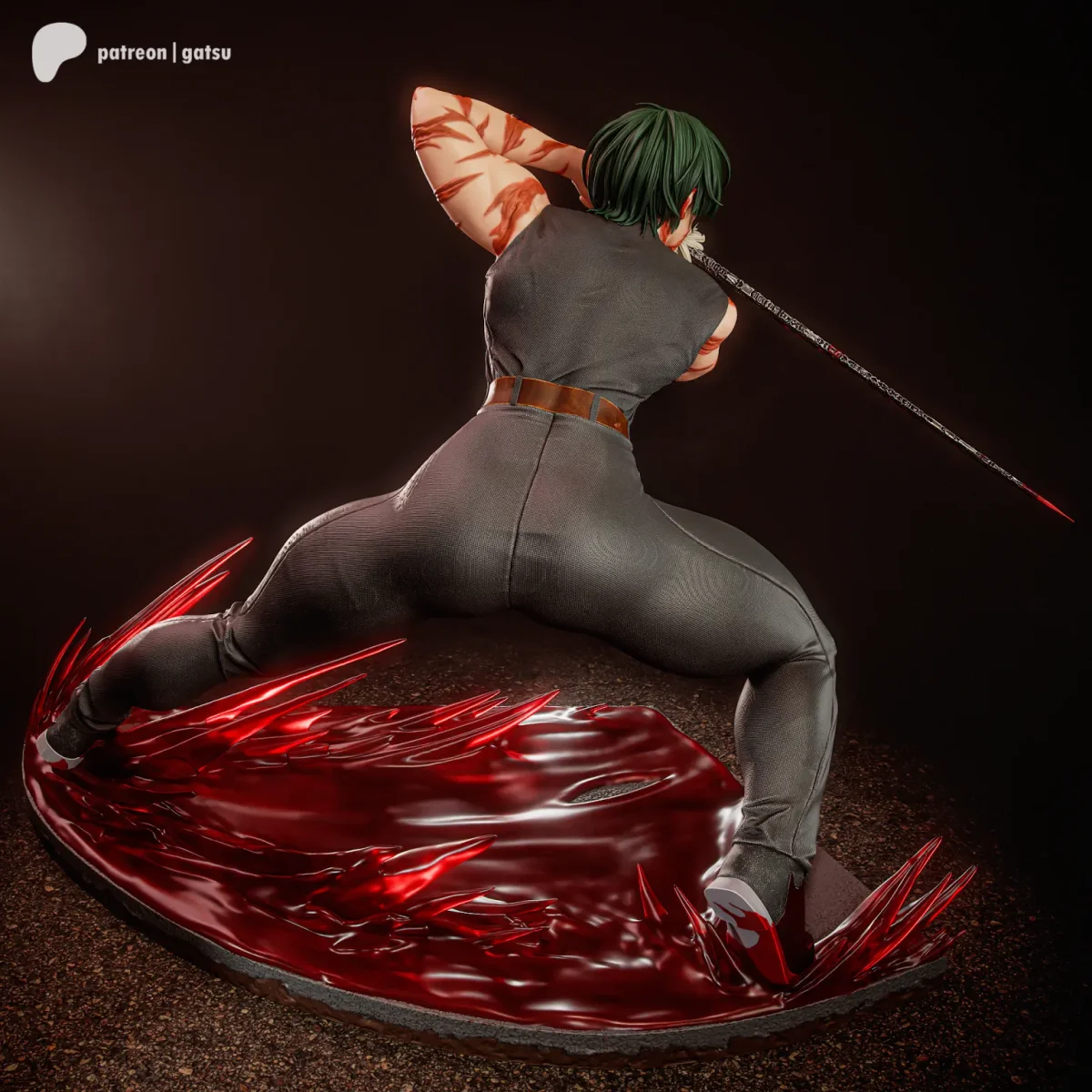 Maki Zenin | Fan Art | 3D Printed Resin Model Garage Kit | *Un-Painted* | Gatsu Studios 5