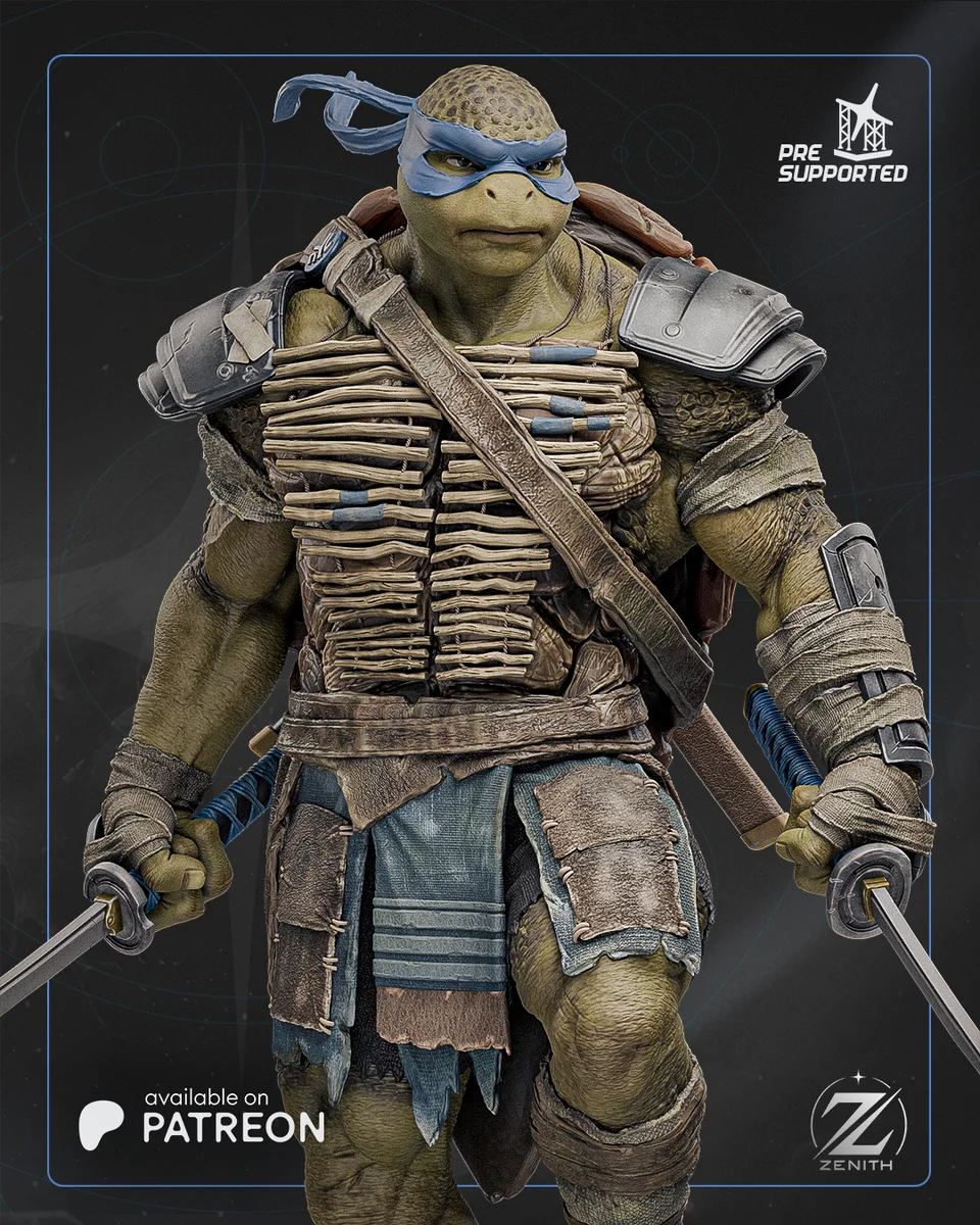 Leonardo TMNT | Fan Art | 3D Printed Resin Model Garage Kit | *Un-Painted* | Zenith Studios