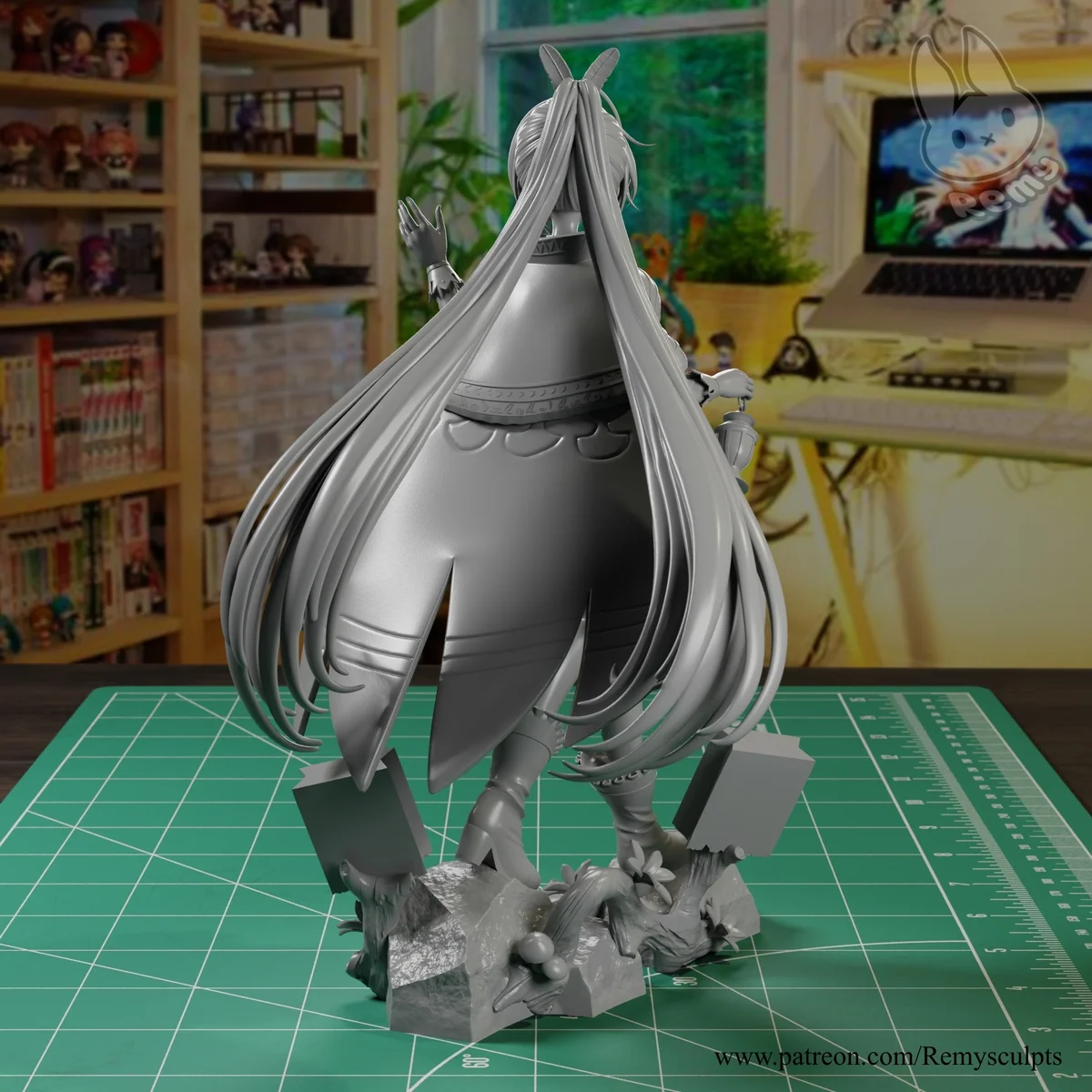 Nanashi Mumei | Fan Art | 3D Printed Resin Model Garage Kit | *Un-Painted* | Remy Sculpts 7
