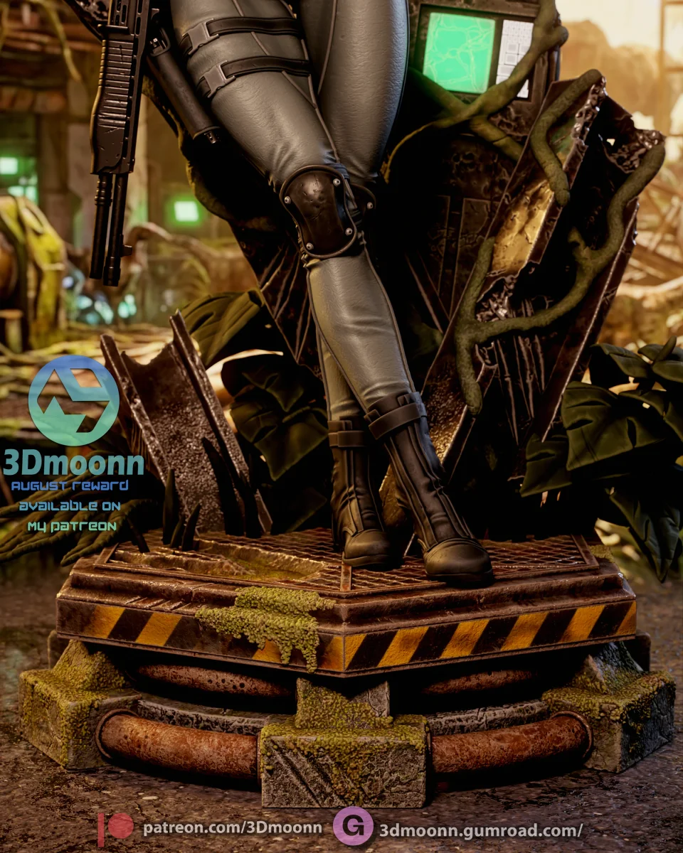 Regina | Fan Art | 3D Printed Resin Model Garage Kit | *Un-Painted* | 3DMoonn 6