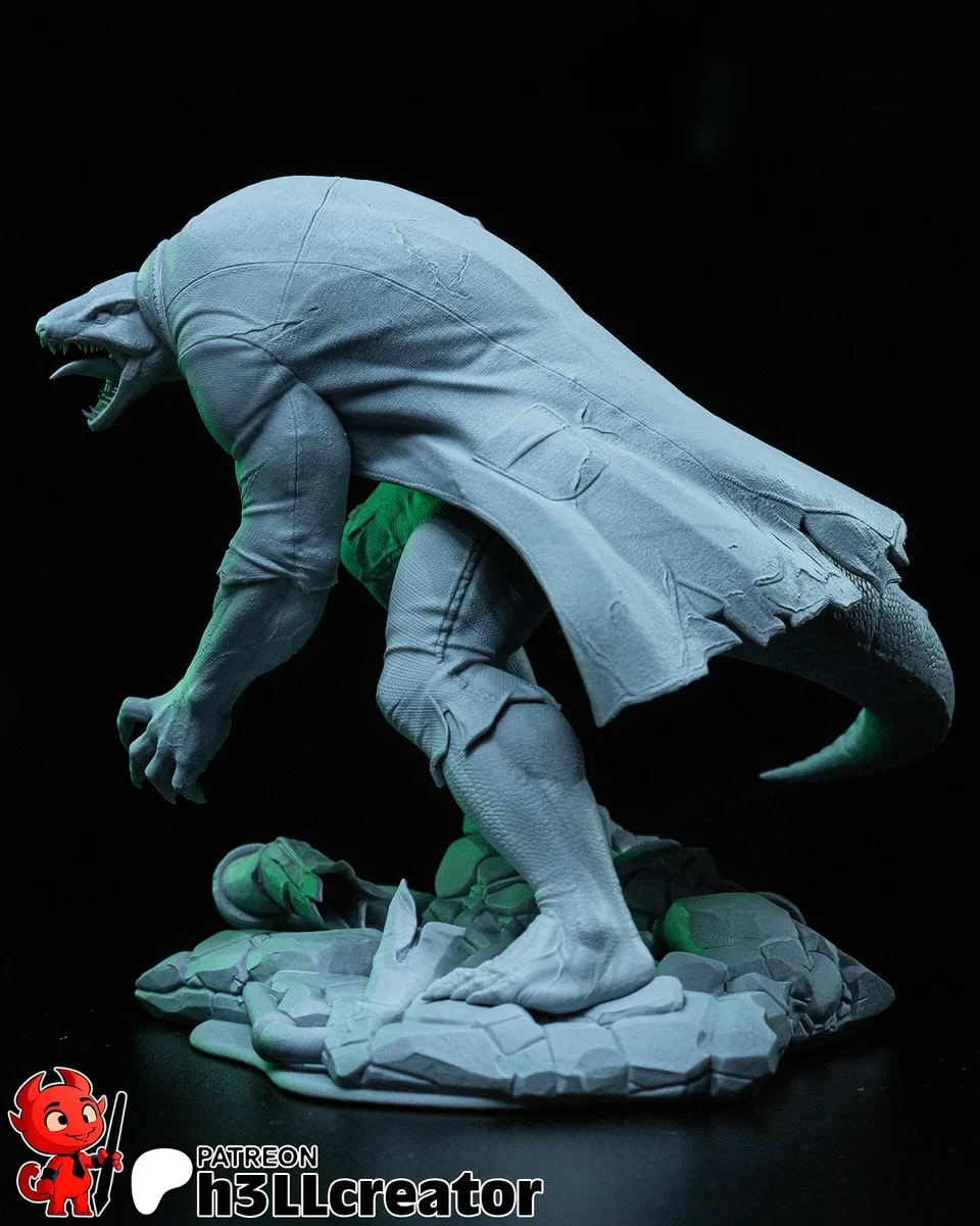 Curt Connors | Fan Art | 3D Printed Resin Model Garage Kit | *Un-Painted* | H3LL Creator 7