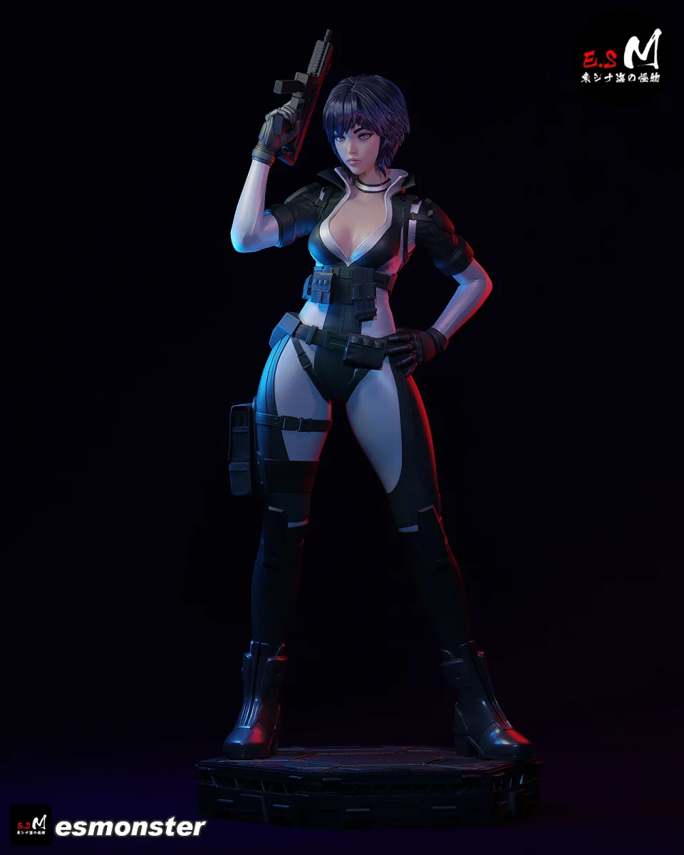 Motoko Kusanagi | Fan Art | 3D Printed Resin Model Garage Kit | *Un-Painted* | ES Monster 3