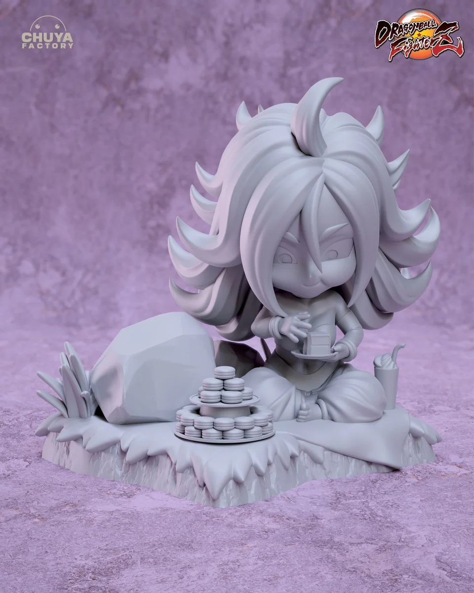 Chibi Android 21 | Fan Art | 3D Printed Resin Model Garage Kit | *Un-Painted* | Chuya Factory 3