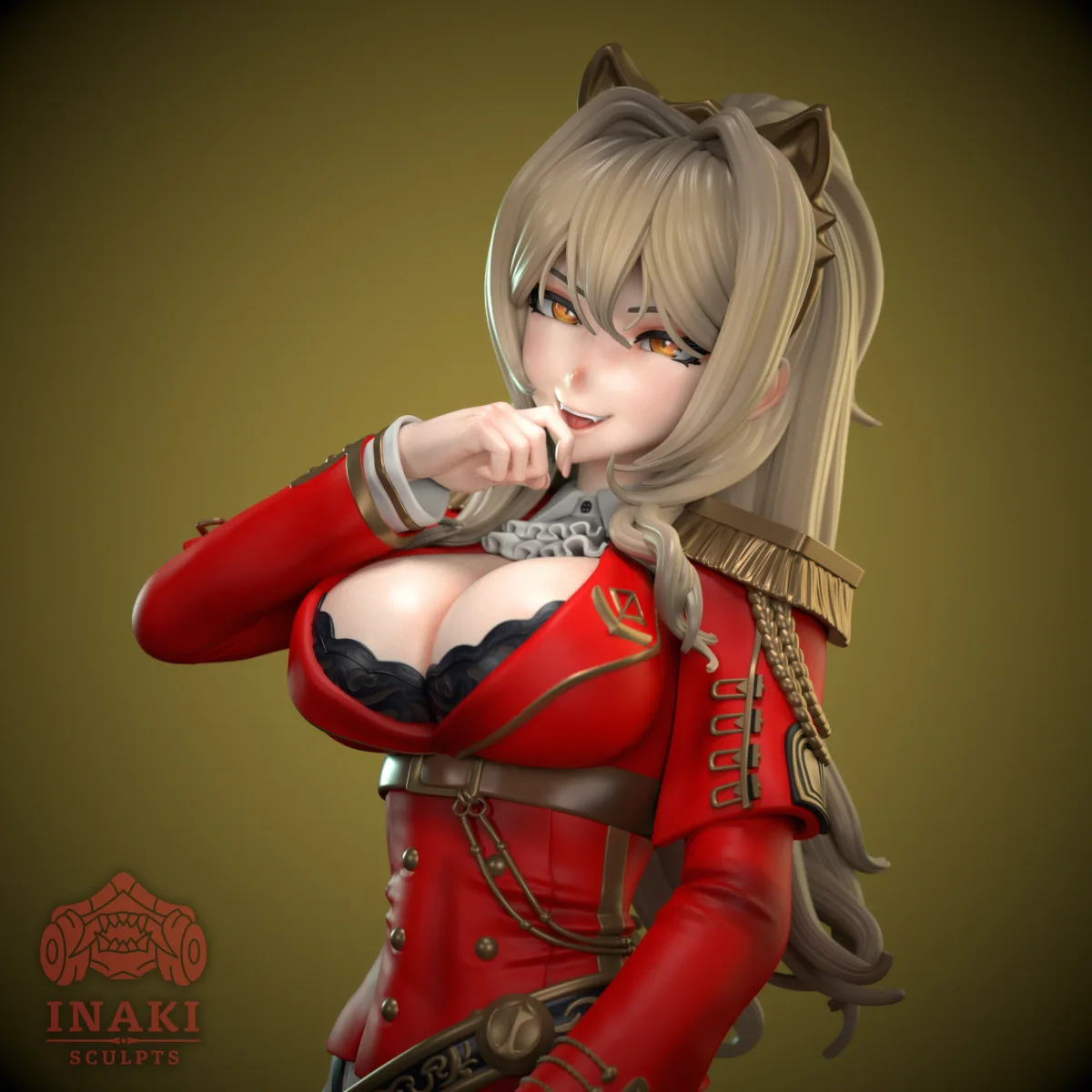 Lion | Fan Art | 3D Printed Resin Model Garage Kit | *Un-Painted* | Inaki Sculpts