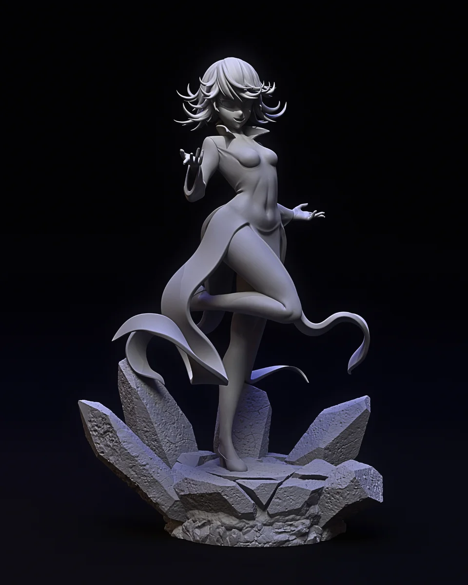 Tatsumaki | Fan Art | 3D Printed Resin Model Garage Kit | *Un-Painted* | Chuya Factory 9