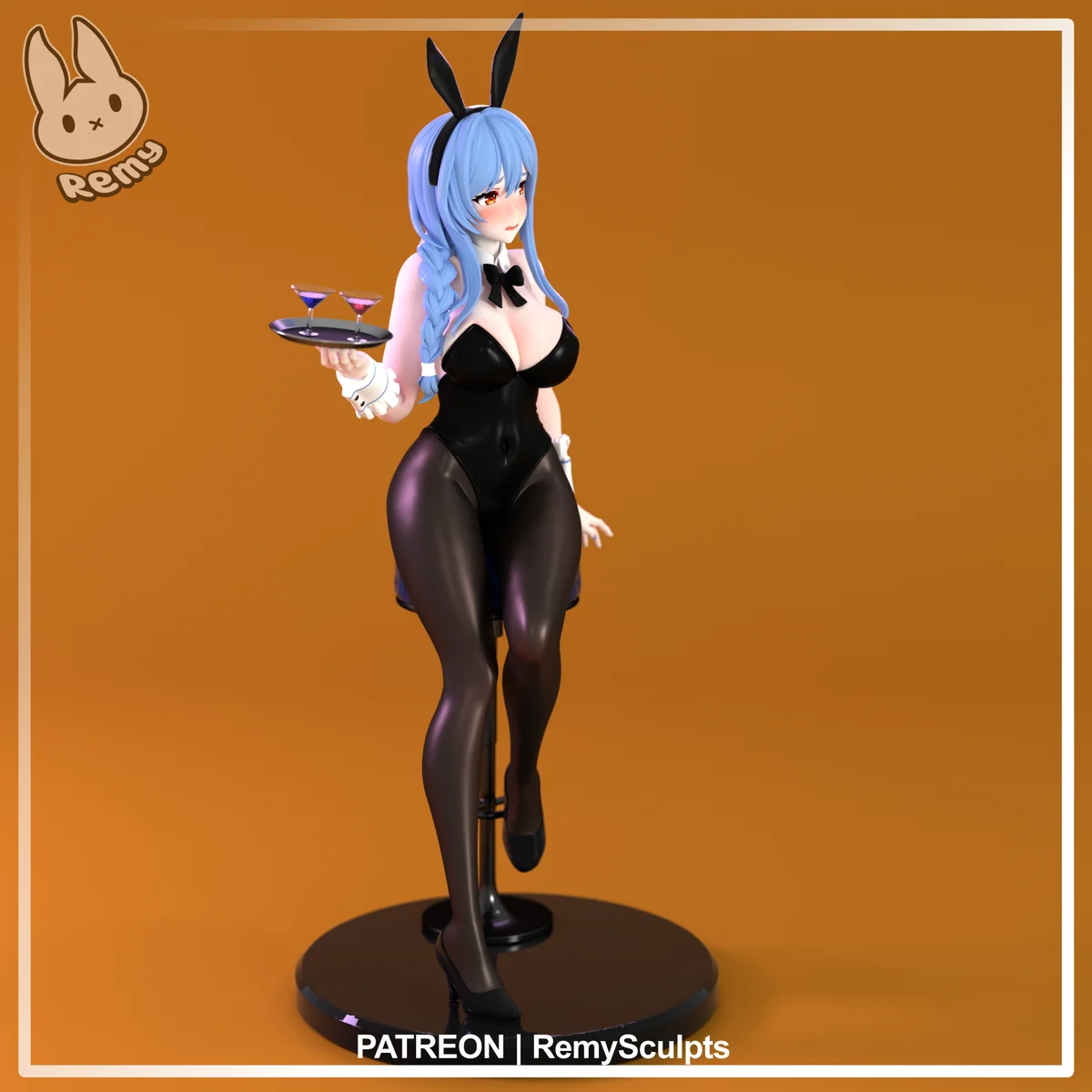 PekoMama | Fan Art | 3D Printed Resin Model Garage Kit | *Un-Painted* | Remy Sculpts 3