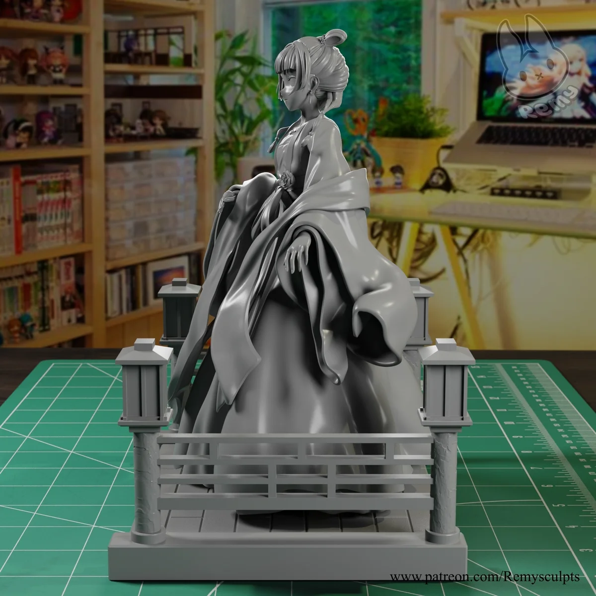 Maomao | Fan Art | 3D Printed Resin Model Garage Kit | *Un-Painted* | Remy Sculpts 6