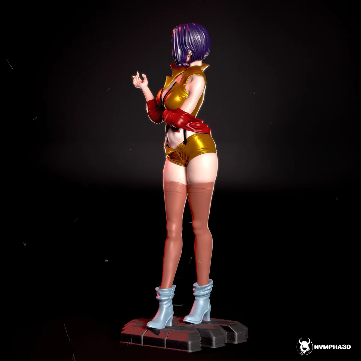 Faye Valentine | Fan Art | 3D Printed Resin Model Garage Kit | *Un-Painted* | Nympha3D 6
