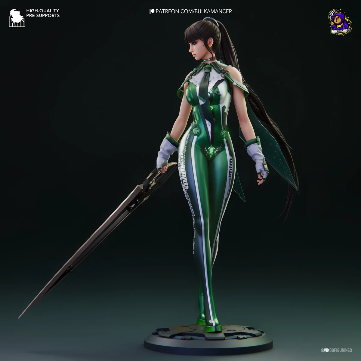 Planetary Defender | Fan Art | 3D Printed Resin Model Garage Kit | *Un-Painted* | Bulkamancer 2