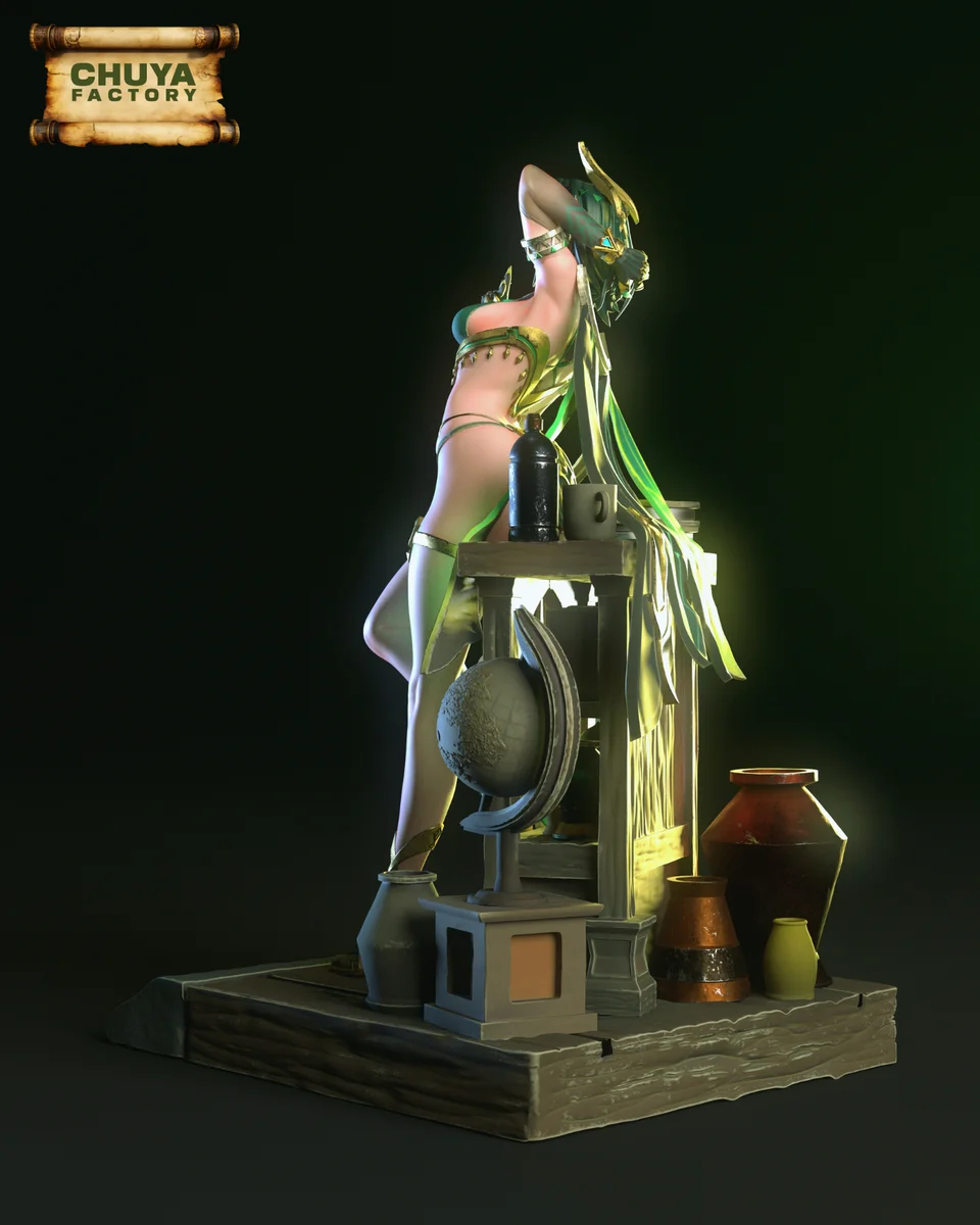 Nefer | Fan Art | 3D Printed Resin Model Garage Kit | *Un-Painted* | Chuya Factory 4