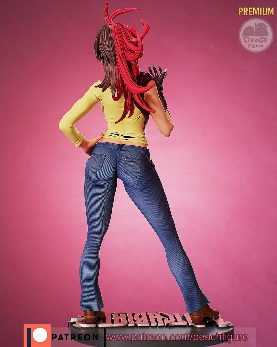 Masane Amaha | Fan Art | 3D Printed Resin Model Garage Kit | *Un-Painted* | Peach Figure 4