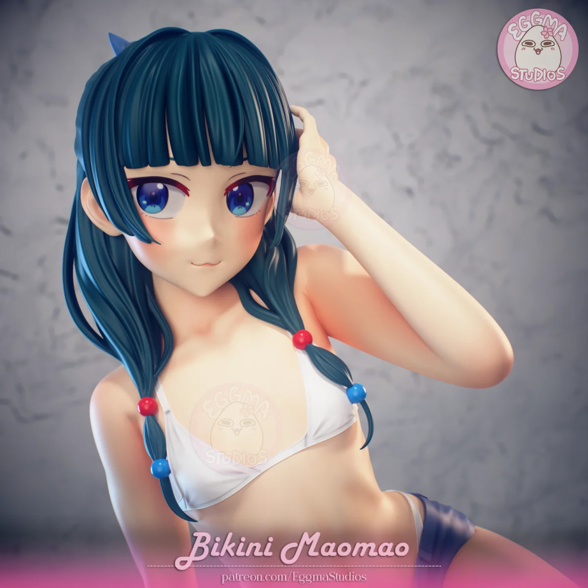 Maomao | Fan Art | 3D Printed Resin Model Garage Kit | *Un-Painted* | EggmaStudios 17