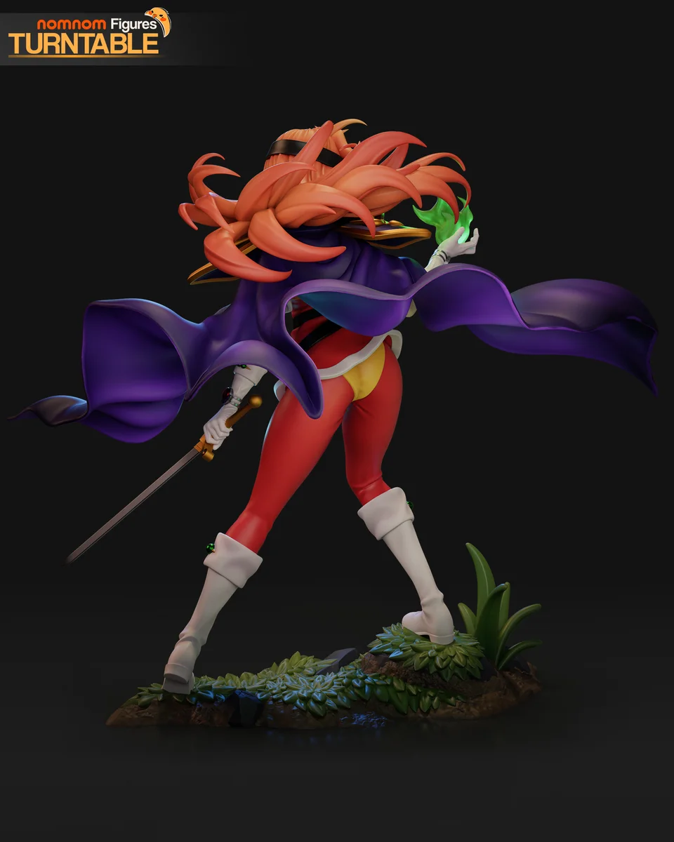 Lina Inverse | Fan Art | 3D Printed Resin Model Garage Kit | *Un-Painted* | Nomnom 10