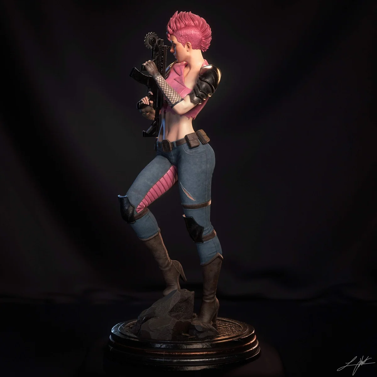 Zarana | Fan Art | 3D Printed Resin Model Garage Kit | *Un-Painted* | Abe3D 4