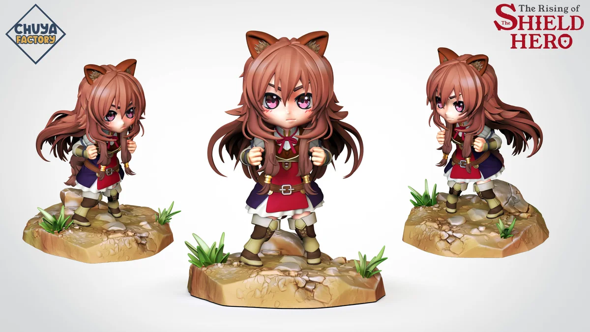Chibi Raphtalia | Fan Art | 3D Printed Resin Model Garage Kit | *Un-Painted* | Chuya Factory 4